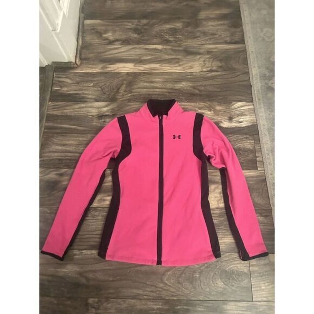 Under Armour Coldgear Women's Full Zip Jacket Semi-fitted‎ Zip Pocket Small 351